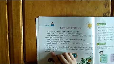 Tiếng việt lớp 2| Bài đọc 1| Làm việc thật là vui (có phụ đề)