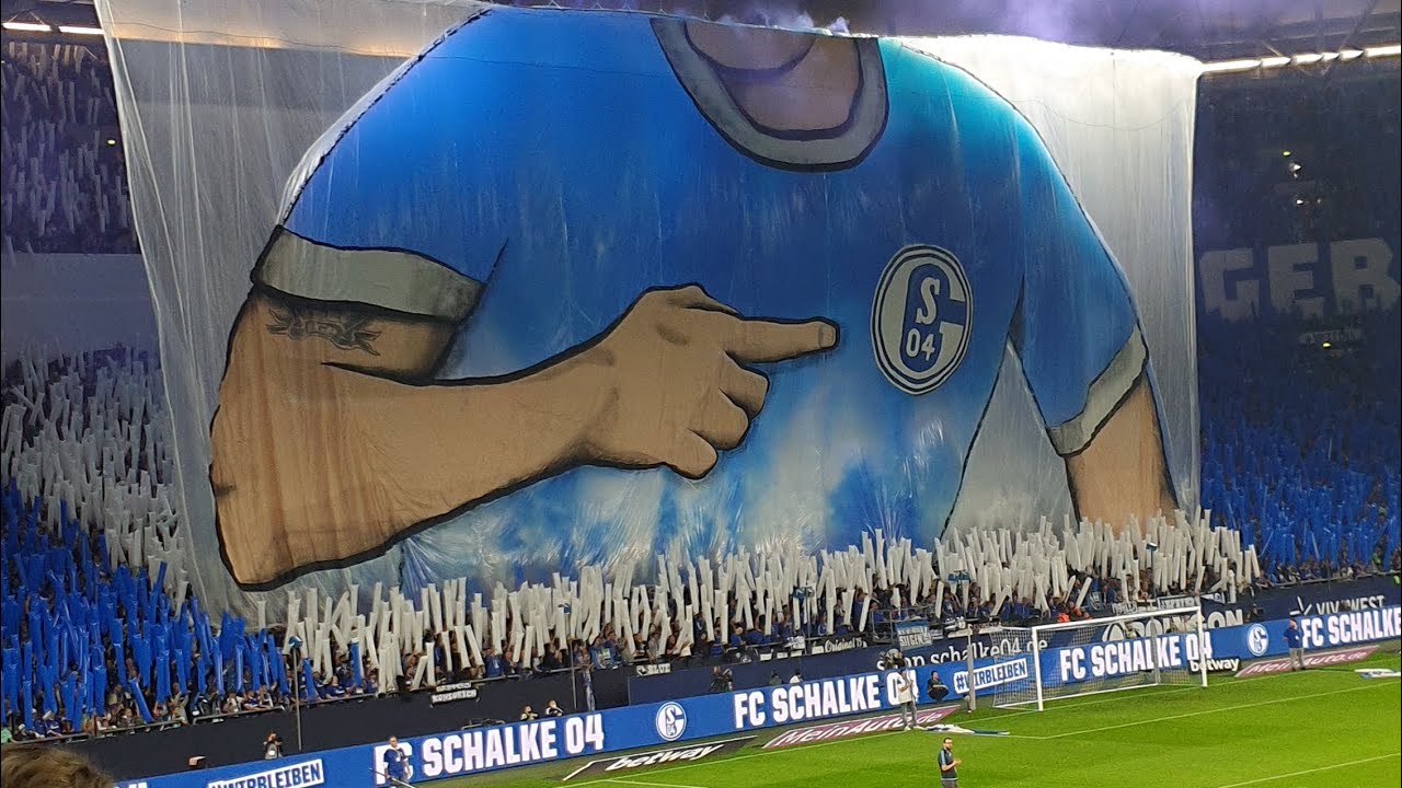 Schalke Choreo gegen den SC Freiburg 🔥