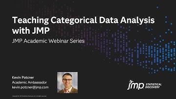 JMP Academic – Teaching Categorical Data Analysis with JMP