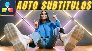 Cómo añadir SUBTÍTULOS AUTOMÁTICOS en Davinci Resolve Studio | Tutorial