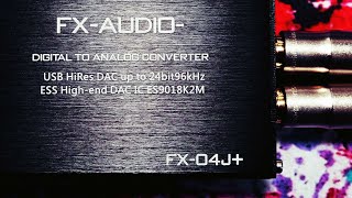 USB-DACのオペアンプを「ちょっといいやつ」に交換してみた / Replacing op-amps in USB-DAC FX-AUDIO- FX-04J+