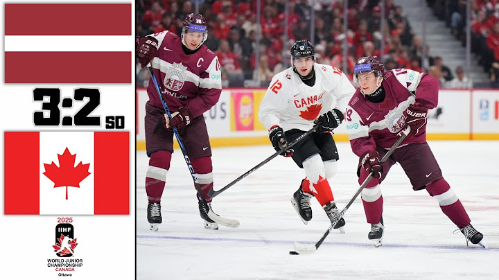 LATVIA VS CANADA HIGHLIGHTS 2025 IIHF WORLD JUNIOR CHAMPIONSHIP