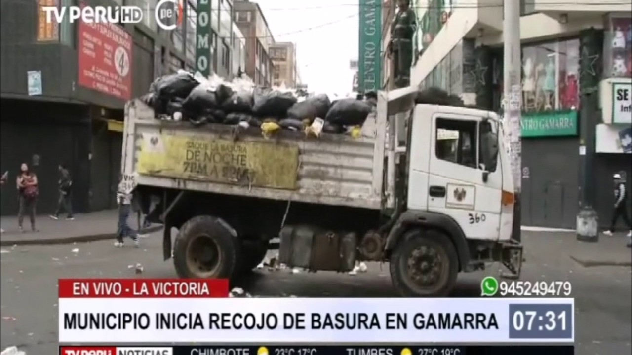 La Victoria: Municipio inició recojo de basura en Gamarra - YouTube
