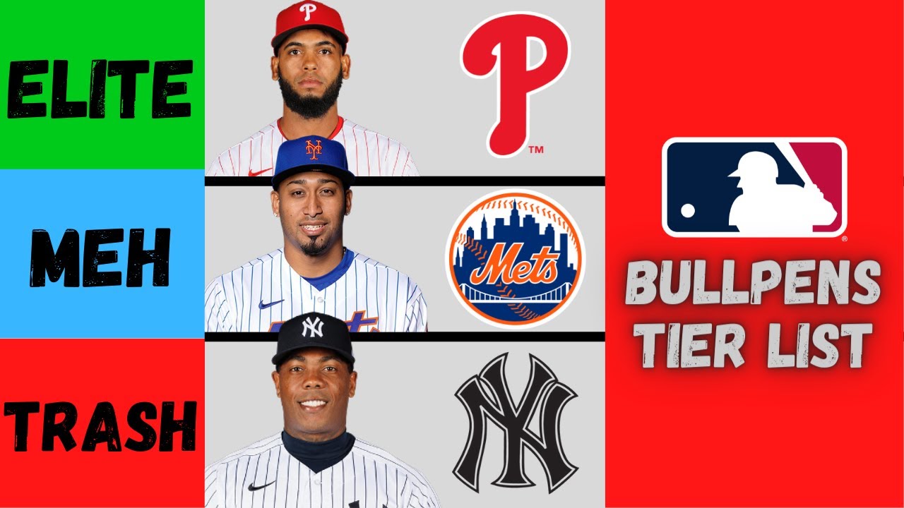 Ranking Every MLB Bullpen (Tier List) YouTube