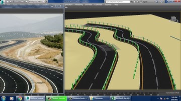 3dsMax Tutorials, Tutorial on Modeling a 3D Highway, Passing Flyover & Environment in 3dsmax