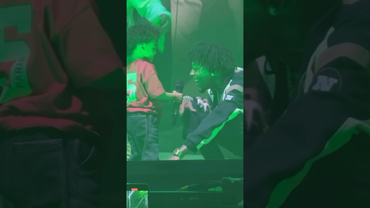 YoungBoy Sings Bad Morning on Stage with His Son (MASA Tour)