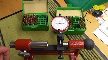 Checking Concentricity For Runout.