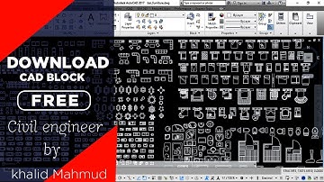 How to find AutoCAD  free block Download  / Latest cad Block Download & insert .