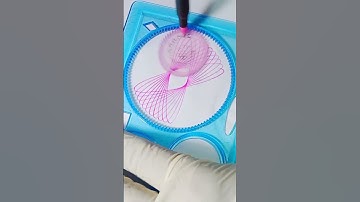What does this pattern resemble??? magic Ruler Small ruler, big wisdom #2025 #shorts #spirograph