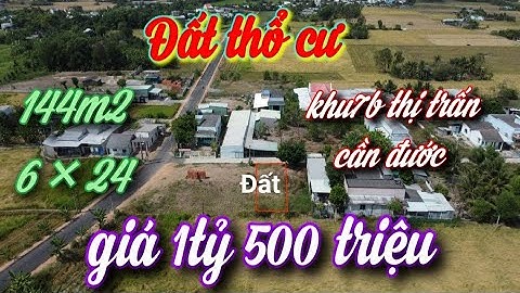 (đất đã bán)Bán đất thổ cư ở đô Thị, Thị trấn cần đước Long An.