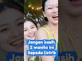 Karen Rusuh banget Sepedaan di Lombok-Gili😂 Watch full on YouTube Michelle Cristo #shorts