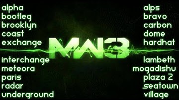 MW3 - All leaked Multiplayer Maps