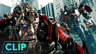 Transformers: Dark of the Moon (2011) | Optimus walks down Megatron and Sentinel | Peter Cullen