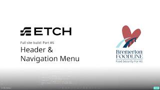 Celebrity EtchWP Site Build Part 6: Header & Navigation Menu Profile