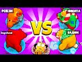 БИТВА МЕДВЕДЕЙ! РОБЗИ, НИКИТА и ВАДИМ! НОВЫЙ МИНИ РЕЖИМ BRAWL STARS