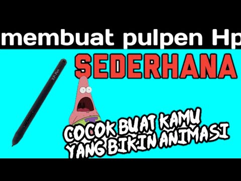 CARA MUDAH BUAT STYLUS PEN DARI PENSIL. 