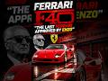 🏎️ Ferrari F40: The Last Ferrari Approved By Enzo