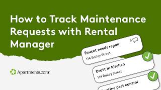 How to Track Maintenance Requests with Apartments.com Rental Manager