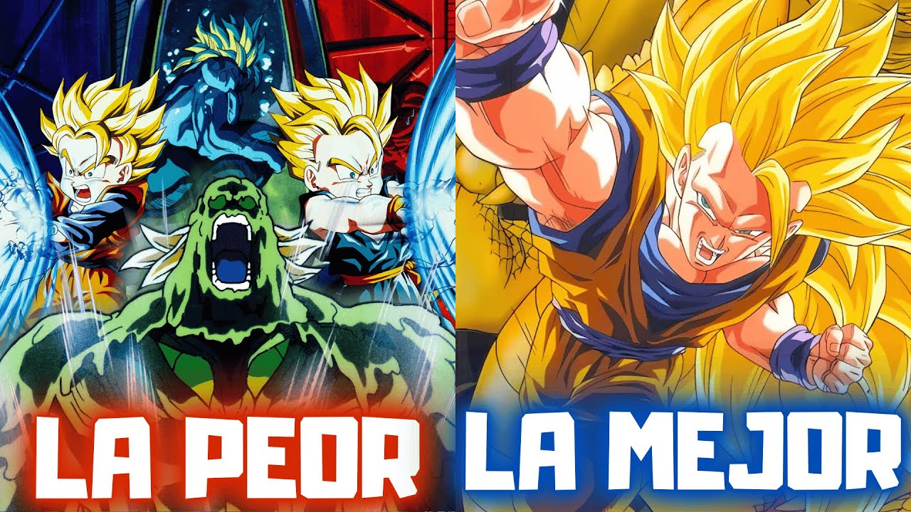 De LA PEOR a LA MEJOR PELICULA/OVA de DRAGON BALL