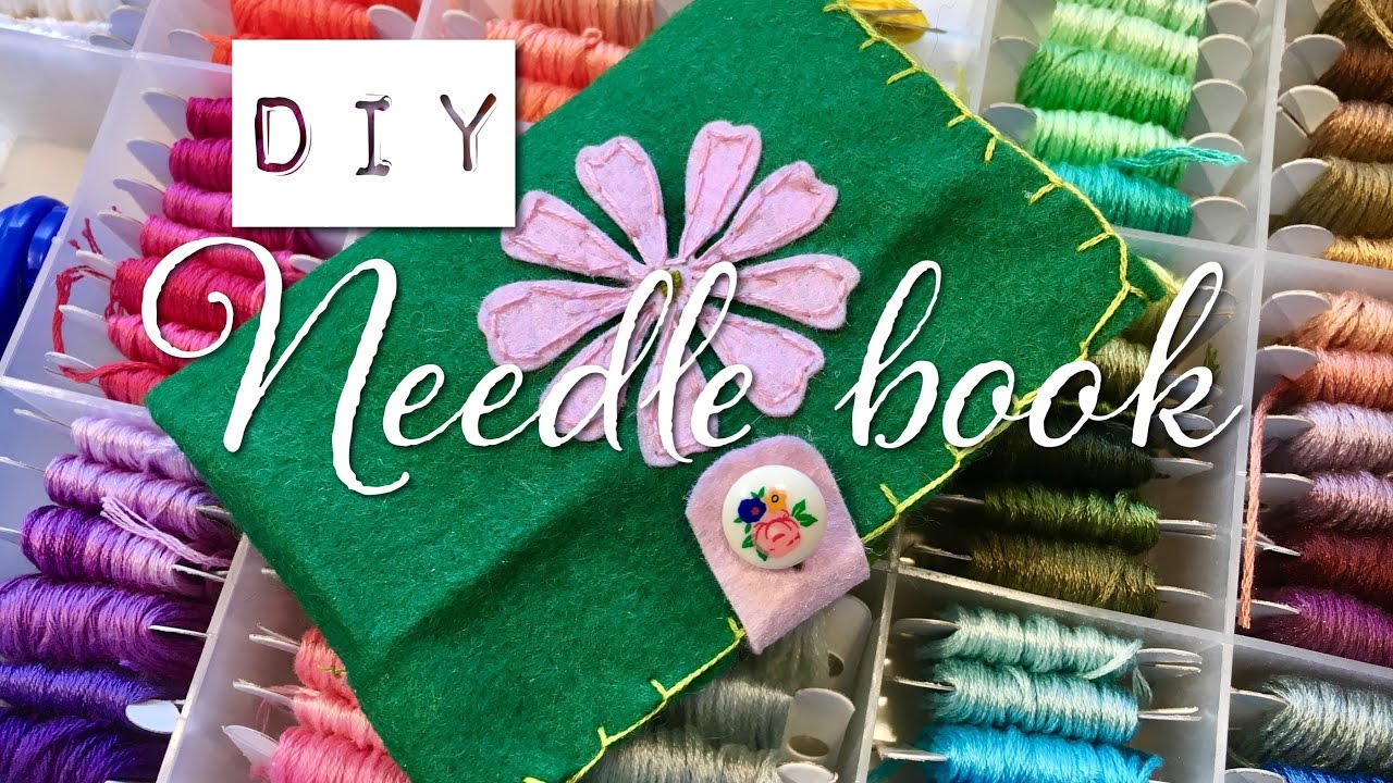 Little Birdie Secrets: how to make a felt needle book