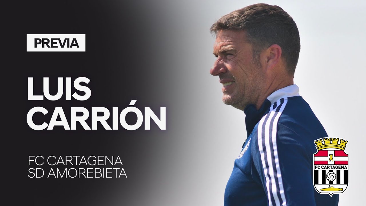 Rueda de prensa - Luis Carrión previa Amorebieta (19/05/22)