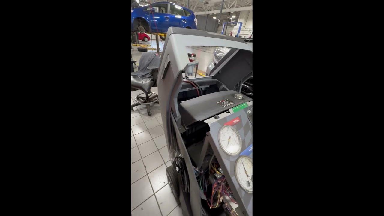 Robinair 1234yf a c machine o2 sensor replacement mechanic machine 