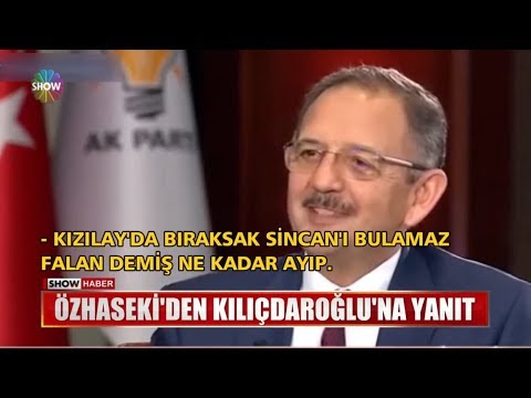Özhaseki'den Kılıçdaroğlu'na yanıt