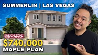 Maple Floor Plan by Richmond American Homes in Summerlin Las Vegas