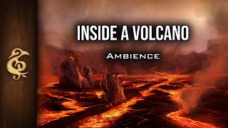 Inside A Volcano | Magma, Searing Fire, Lava, Ambience | 1 Hour #dnd