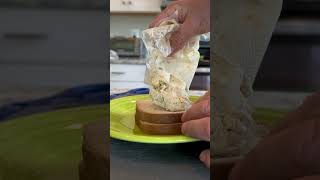 I made a Crab Grilled Cheese #recipe #crab #grilledcheese