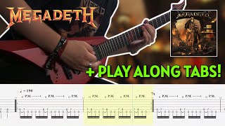 MEGADETH - NIGHT STALKERS | Dave Mustaine&#39;s Part With Tabs
