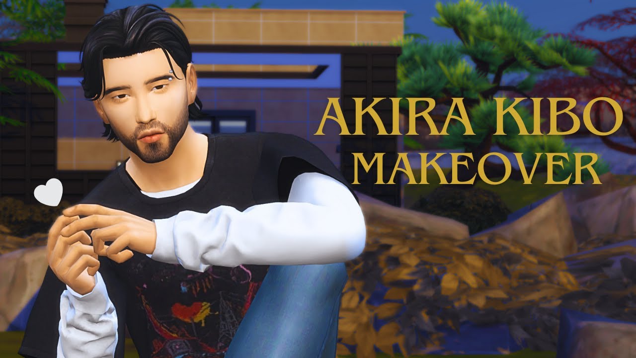 Giving Akira Kibo A Makeover | Townie Makeover: The Sims 4 - YouTube