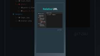 Relative url