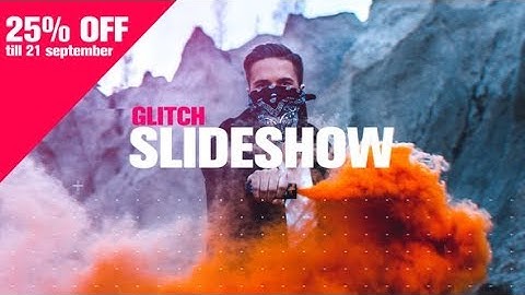 Glitch Slideshow - After Effects Template
