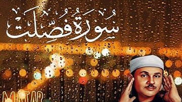 سورة فصلت من المصحف المرتل للقارئ محمود على البنا - 41 - surah Al fosselat #المصحف #القرآن_الكريم 