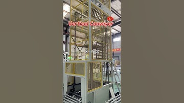 Continuous vertical conveyor   #manufacturing #verticalconveyor #materialhandling  #cargolift