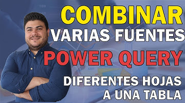👉¿Cómo combinar varias hojas o tablas en una sola ?🎯 -  Consolidar información con power Query 👌