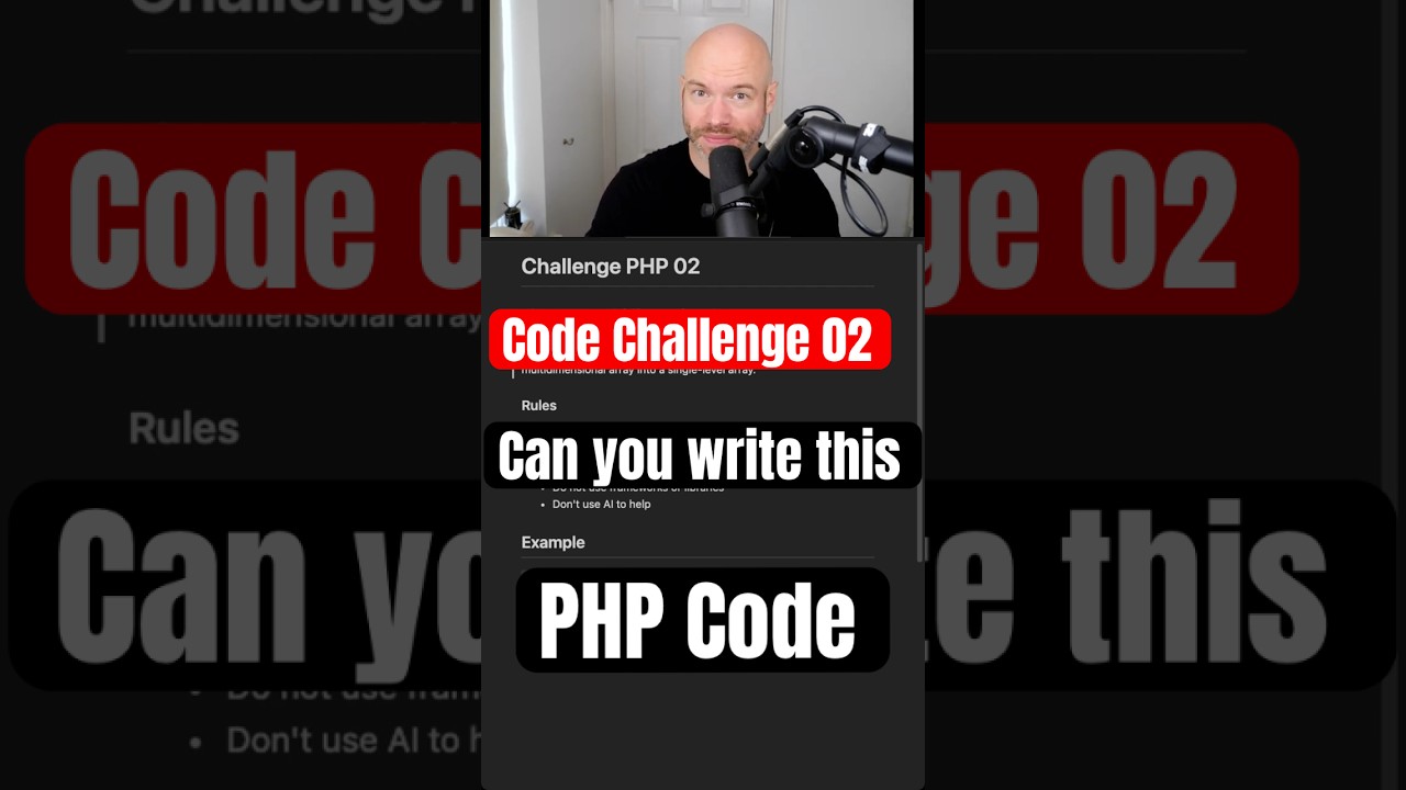 02 Code Challenge | PHP flatten array