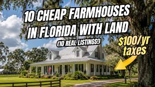 10 Rural Florida Properties With Land Under $250,000 (Real Listings)