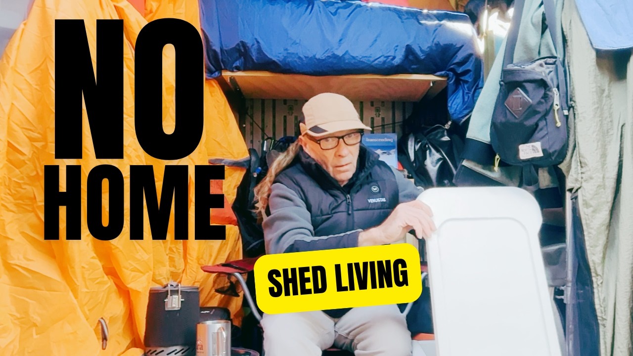 Жизнь в сарае в качестве велокочевника на полную ставку.