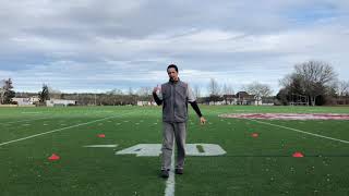 Box Double Shuffle + Box Rip & Run Drill Speed & Agility