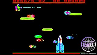 Jet Pac Game Footage on the BBC Micro