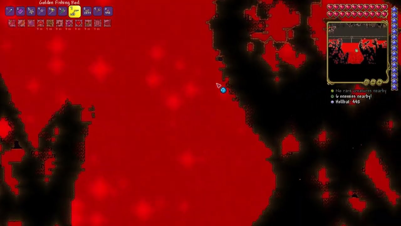 Руководство по получению предмета «Перегретая кровь» — лавовой акулы — в Terraria 1.4.4.