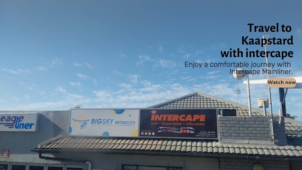 EPIC ROAD TRIP FROM POTCHEFSTROOM TO CAPE TOWN WITH INTERCAPE BUS!