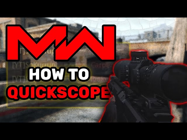 How to get better at quickscoping on FPS (First-Person Shooter