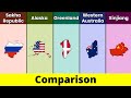 Sakha republic vs western australia vs greenland vs alaska vs xinjiang  comparison  data duck 2o