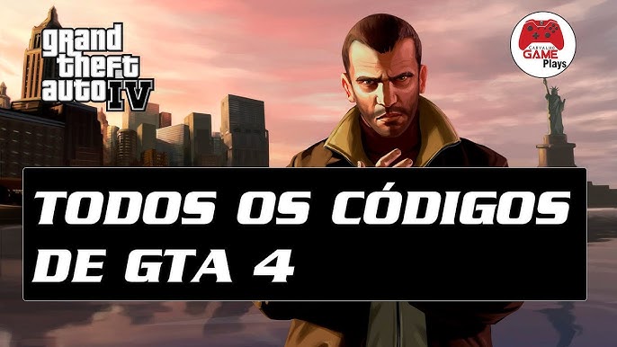 Códigos do GTA 4: Os Cheats Mais Legais do GTA 4