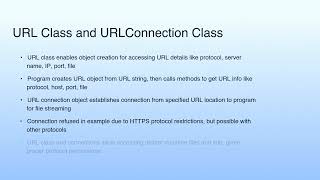 URL Class and URLConnection Class | Lecture 49: Demonstration-XIX