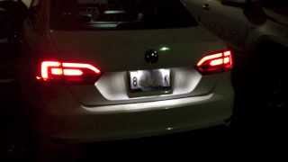 13 Jetta Mk6 Led Tail Lights With Factory Oem Led Bi Xenon Headlights