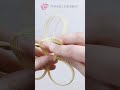 叶結び(四つ輪)の作り方 #水引 #結び方 #蝶